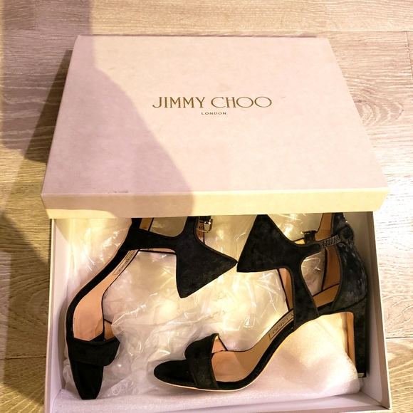 Excellent condition!!! Jimmy Choo velvet heels - Picture 1 of 6